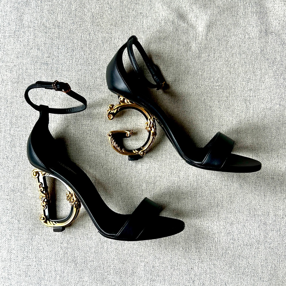 Women's D&G Sculpted High Heel Sandals